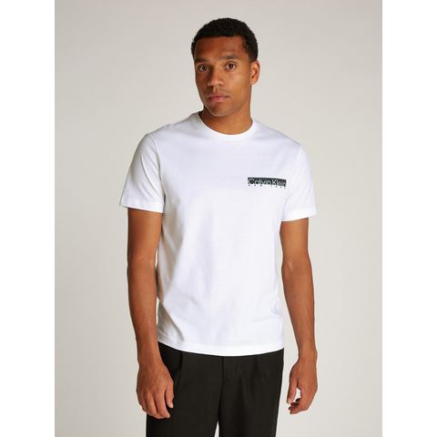 Calvin Klein Shirt met ronde hals NY CHEST BOX LOGO T-SHIRT