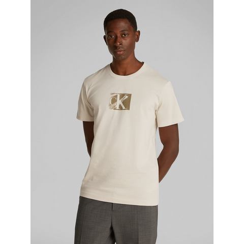 Calvin Klein Shirt met ronde hals SMALL CK BOX TEE