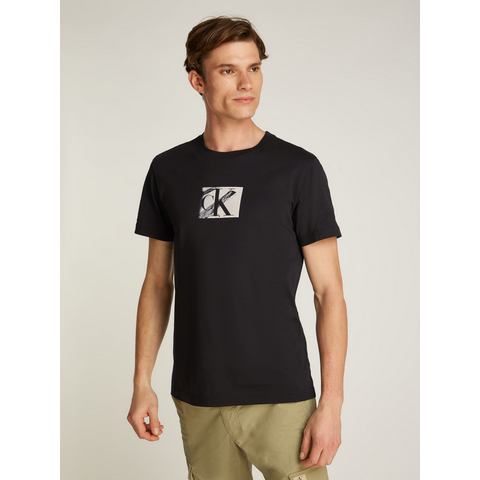 Calvin Klein Shirt met ronde hals SMALL CK BOX TEE