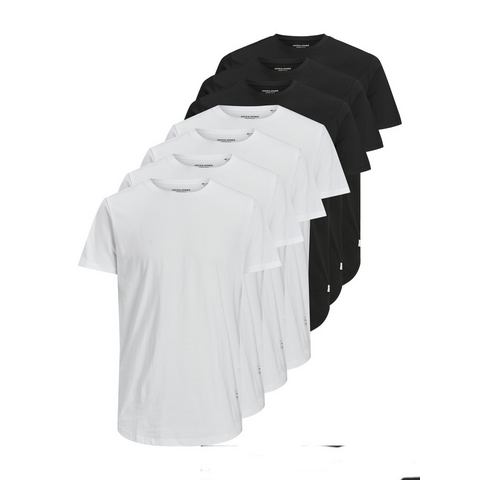 Jack & Jones Shirt met ronde hals NOA TEE SS CREW NECK 7PK (set, 7-delig)