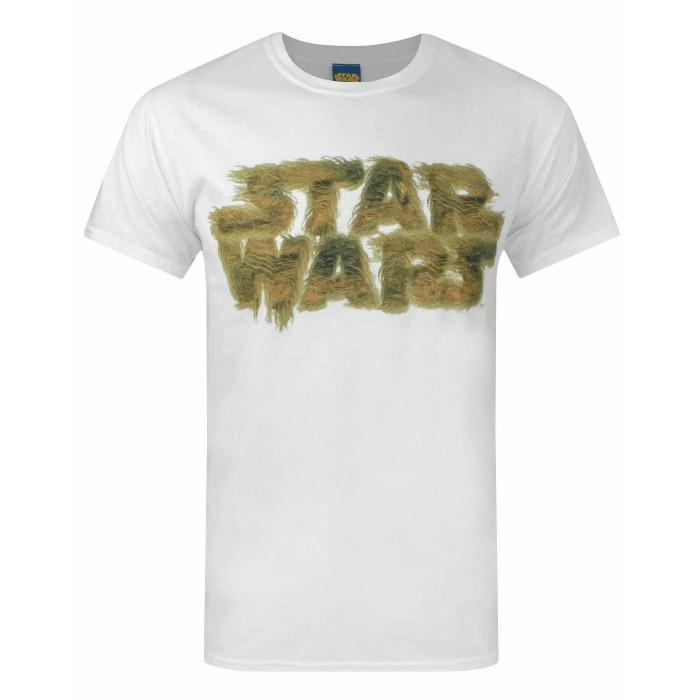 Star Wars Mens Chewbacca Logo T-Shirt M wit