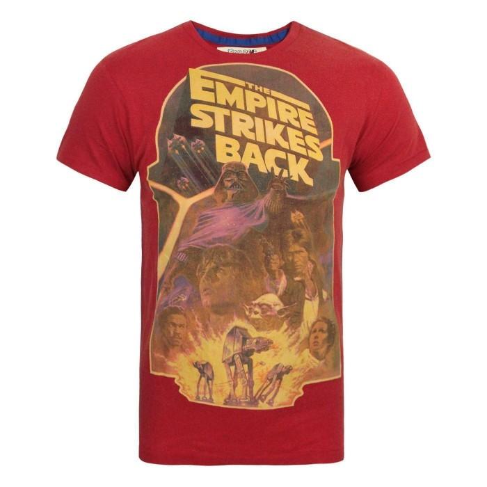 Pertemba FR - Apparel Fabric Flavours Mens Star Wars: The Empire Strikes Back T-Shirt S rood