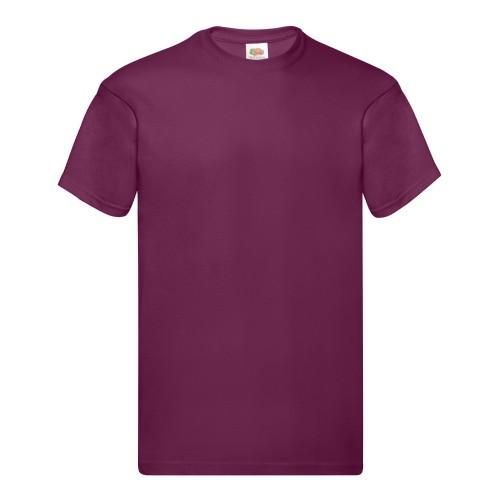 Fruit Of The Loom Mens Original T-Shirt L roze roze kleur