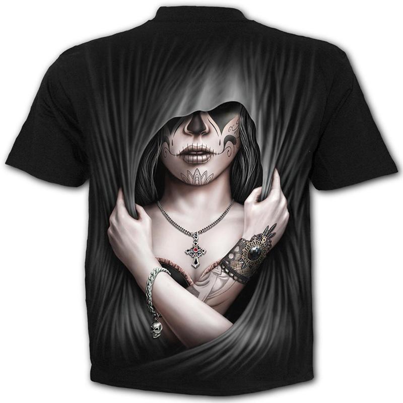 Subilier Heren grappig shirt 3D bedrukte T-shirts voor heren dames streetwear casual tees met korte mouwen S