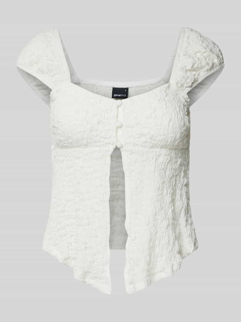 Gina Tricot Top met structuurmotief