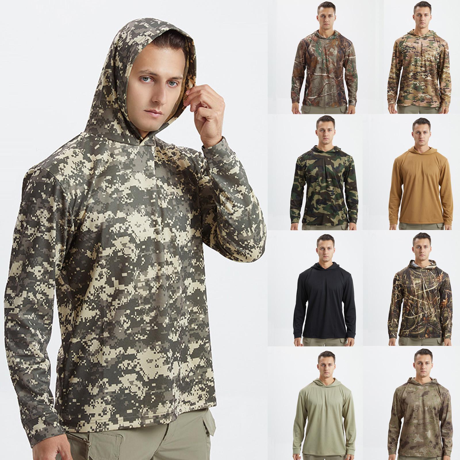 Niubiplus Outdoorkleding Slank en ademend Militaire training Camouflage-rijtrainingskleding T-shirt met korte mouwen XL zwart