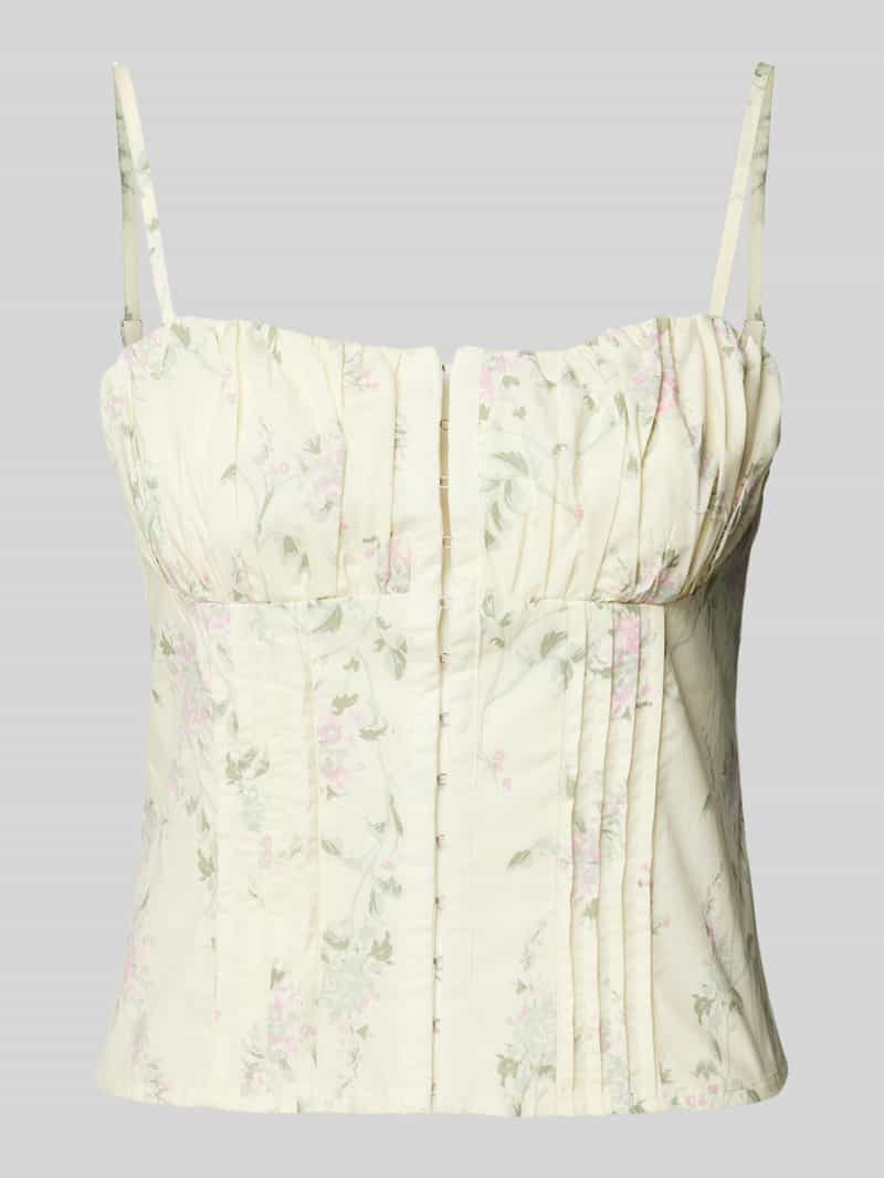 Gina Tricot Top met plooien, model 'Gathered'