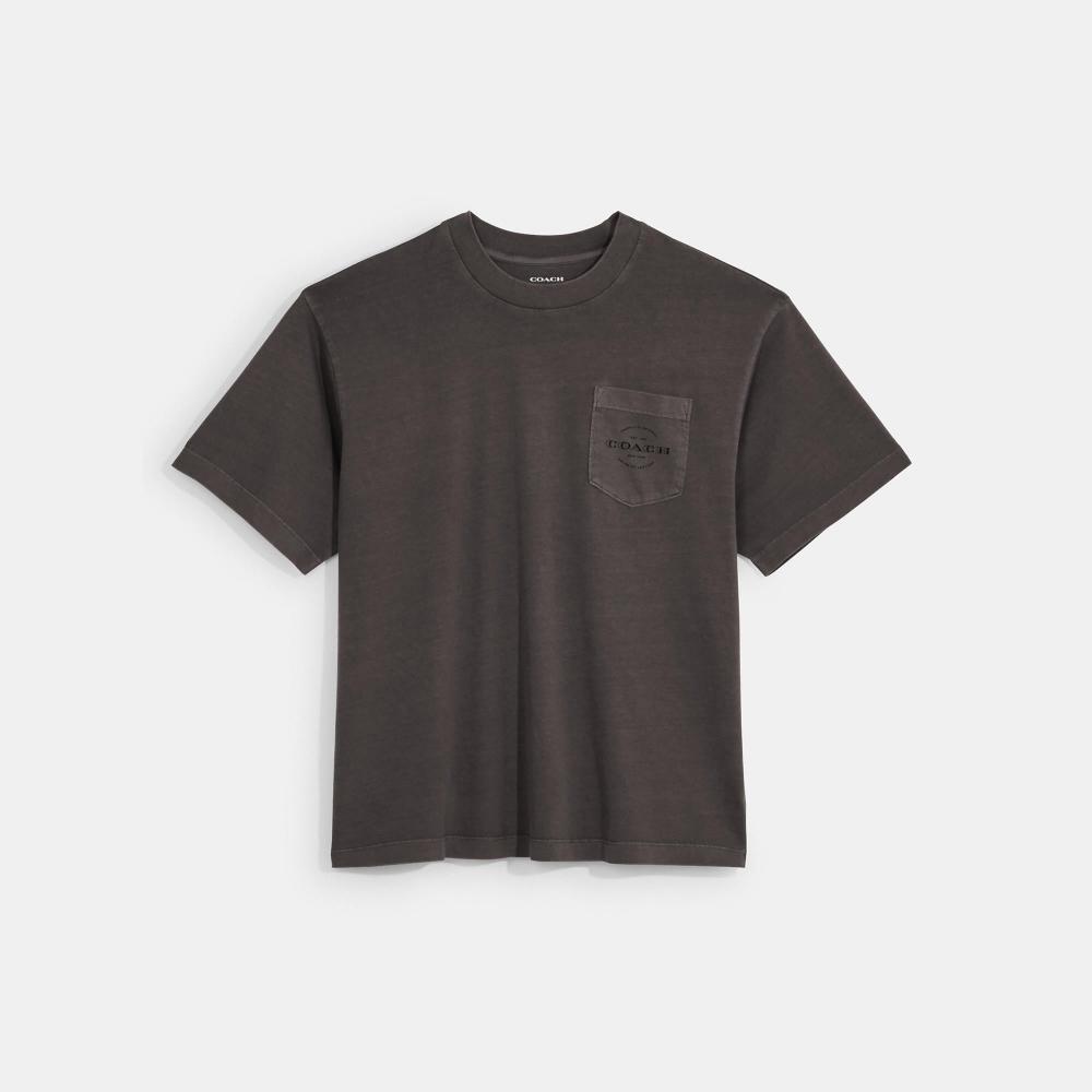 Coach Pocket T Shirt smoke XLarge