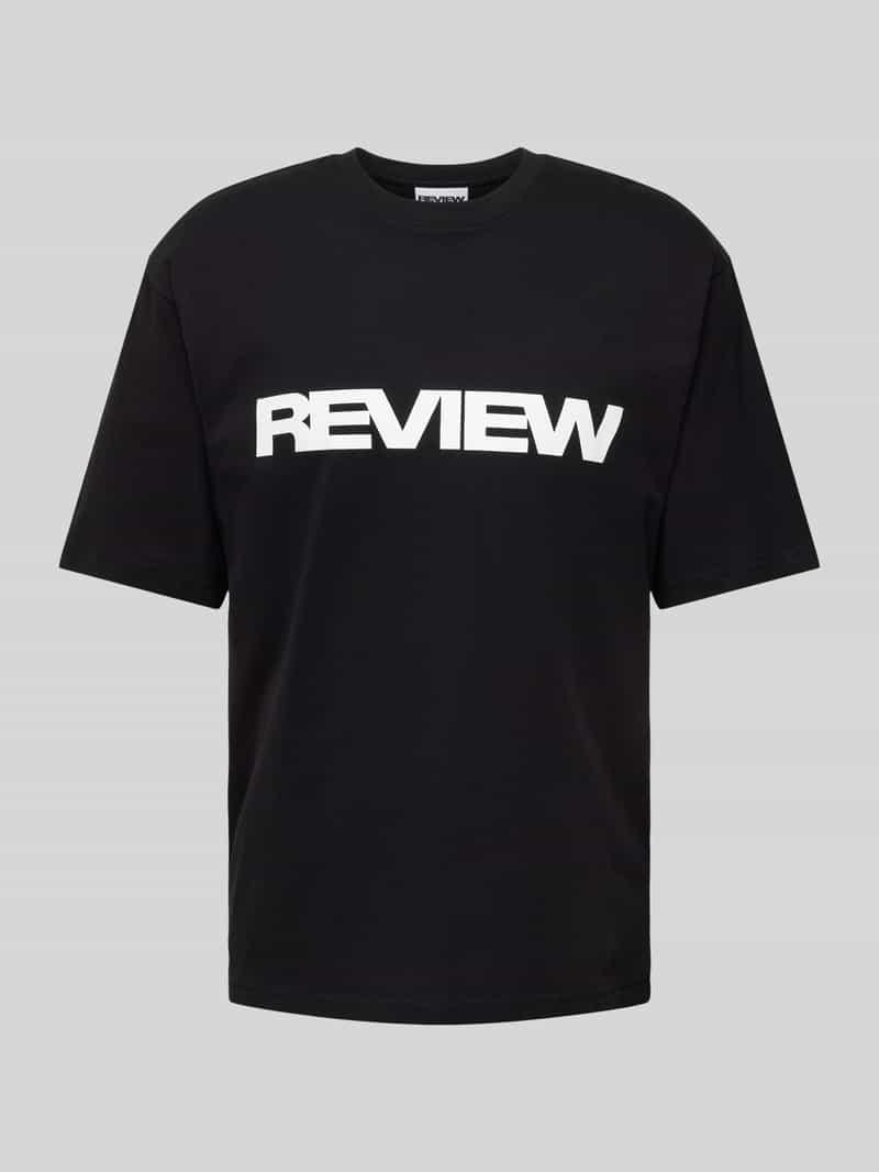 REVIEW T-shirt met labelprint