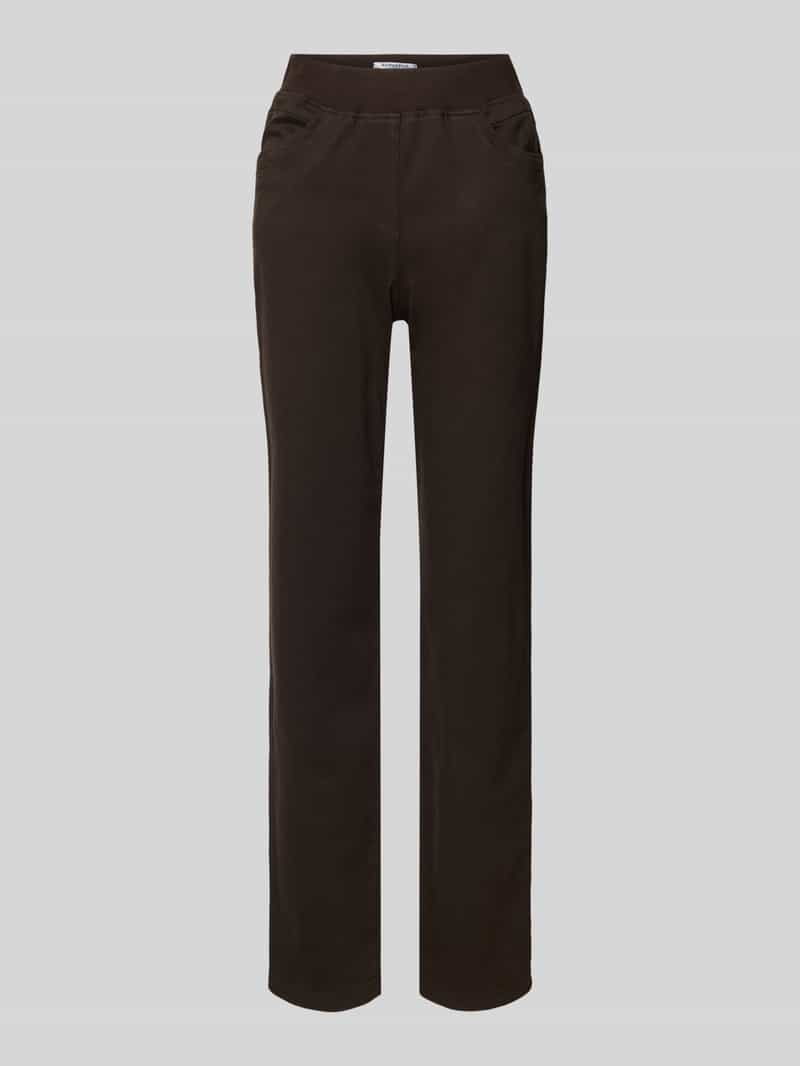 Raphaela By Brax Slim fit broek met elastische band, model 'PAMINA FUN'