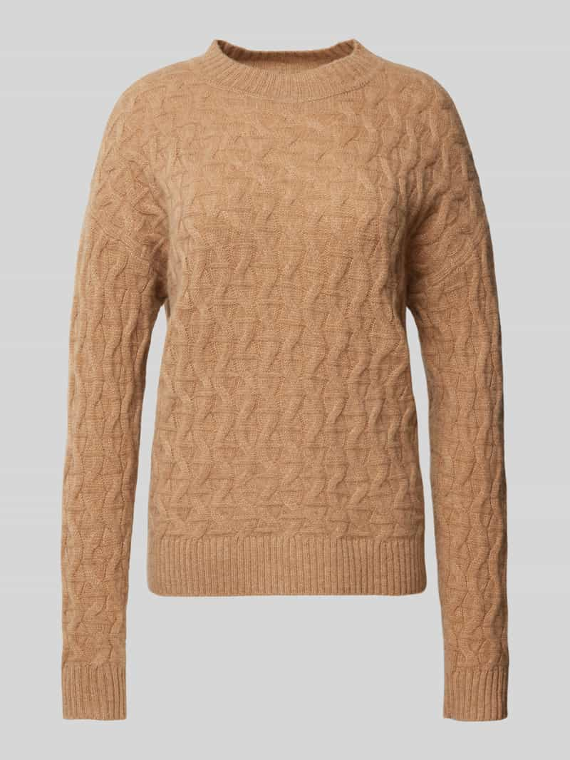 Christian Berg Woman Gebreide kasjmier pullover met ronde hals