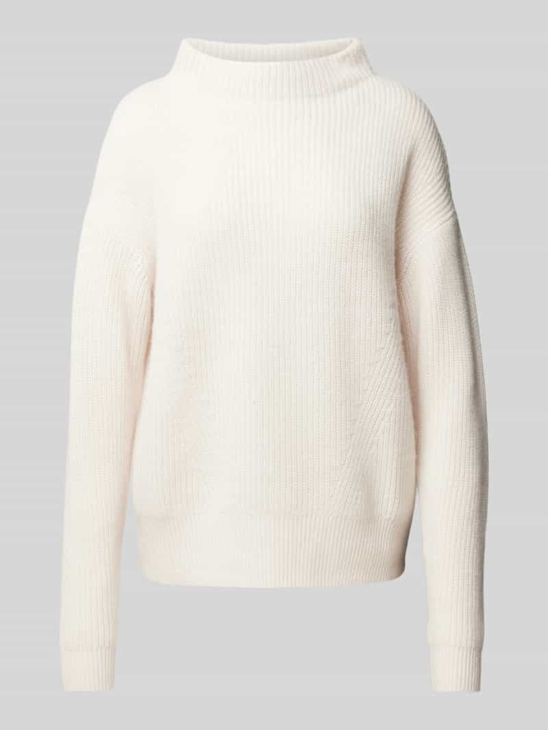 Jake*s Casual Oversized kasjmier pullover met ribboorden