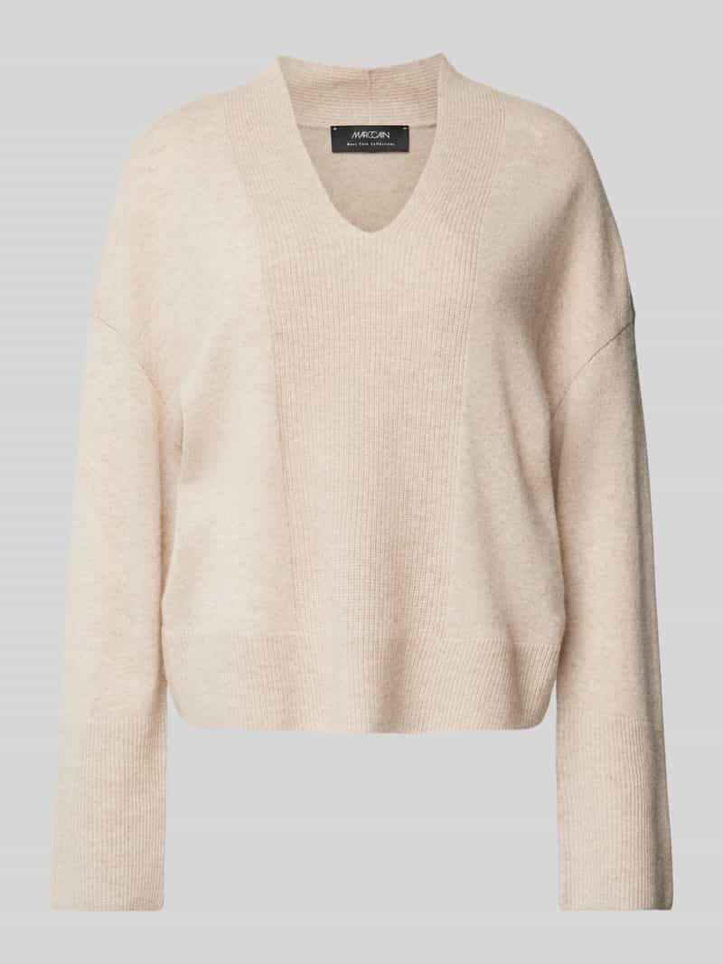 Marc Cain Gebreide pullover met ribboorden