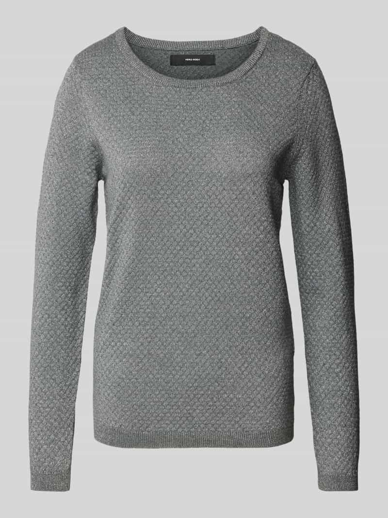 Vero Moda Regular fit gebreide pullover met effectgaren, model 'CARE SHINE'