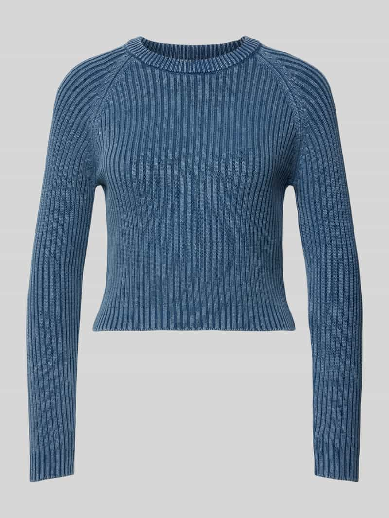 Vero Moda Regular fit gebreide pullover met verwassen look, model 'REAL'