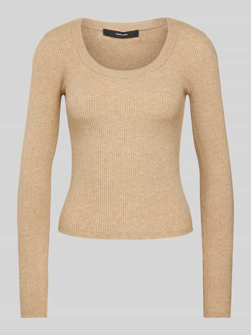 Vero Moda Gebreide pullover met ronde hals