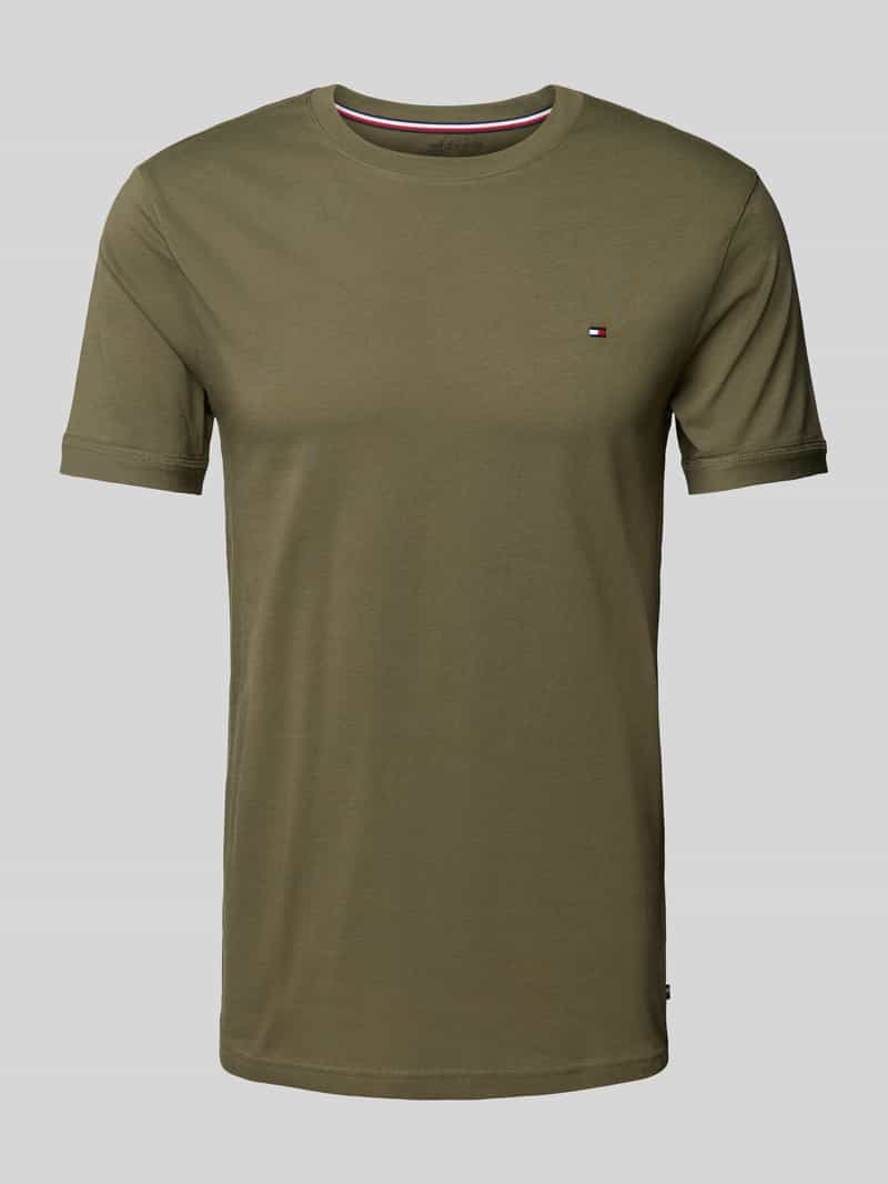 Tommy Hilfiger Slim fit T-shirt met ronde hals