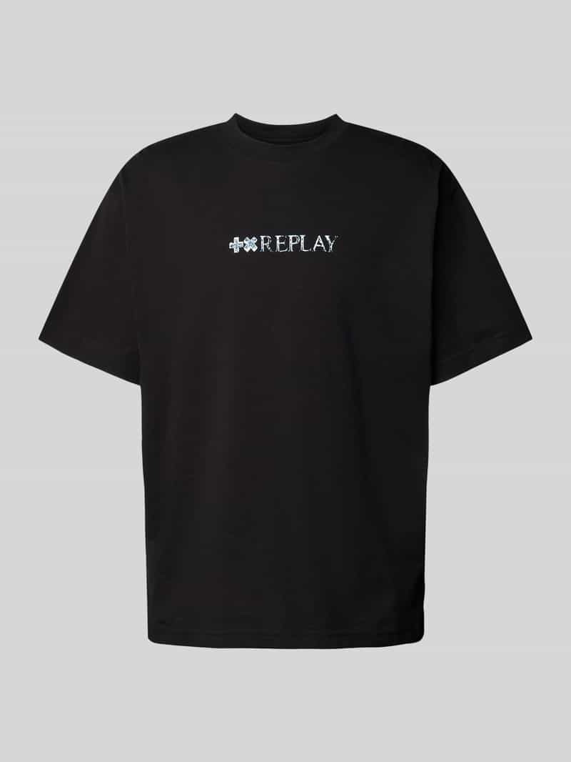 Replay T-shirt met labelprint, model 'Martin Garrix'