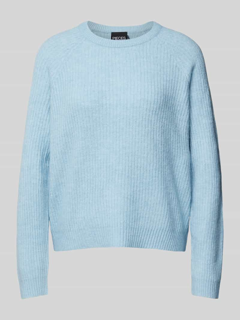 Pieces Relaxed fit pullover met ronde hals, model 'OLLA'