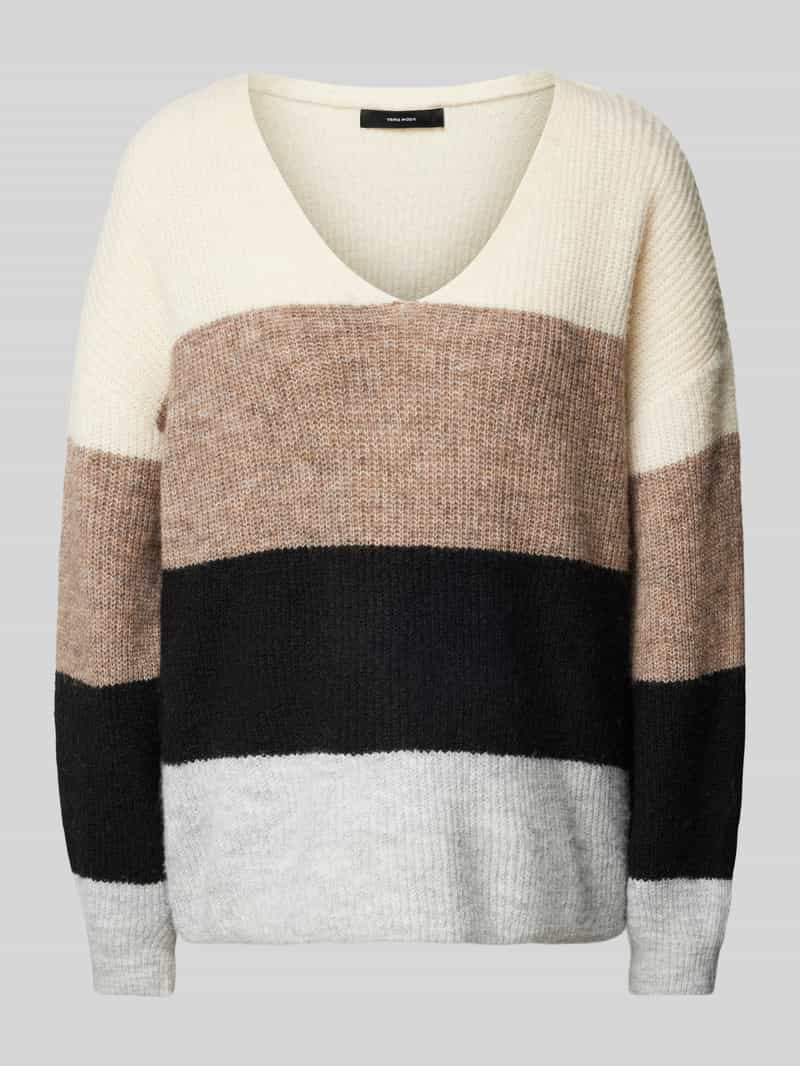 Vero Moda Loose fit gebreide pullover met wol, model 'DESMA'