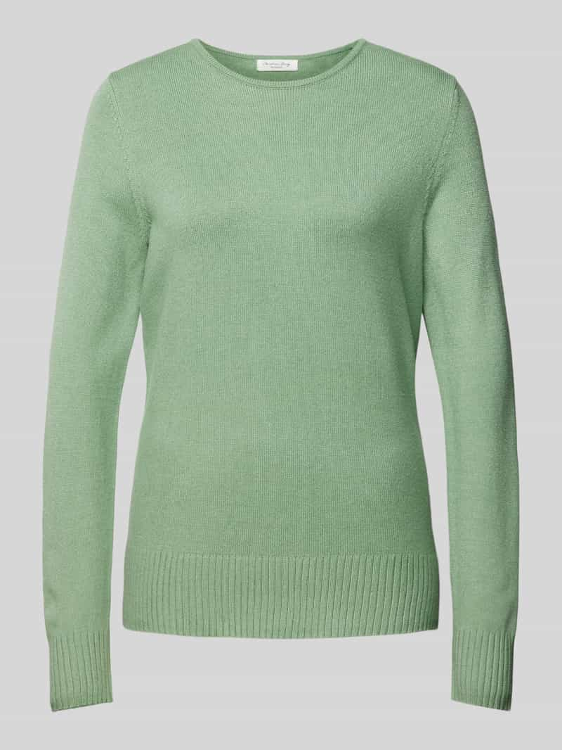 Christian Berg Woman Gebreide pullover met ribboorden, model 'Aliv'