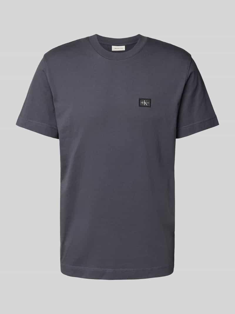 Calvin Klein Jeans Regular fit T-shirt met labelpatch