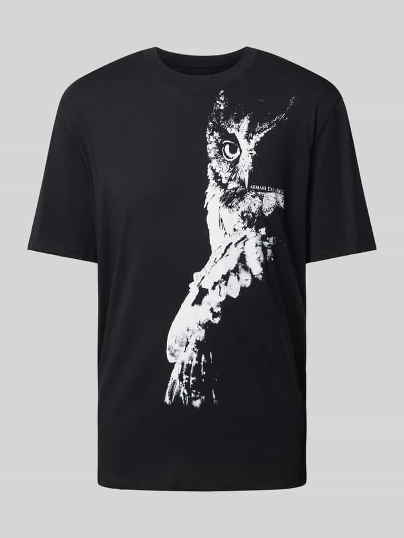 Armani Exchange T-shirt met motiefprint