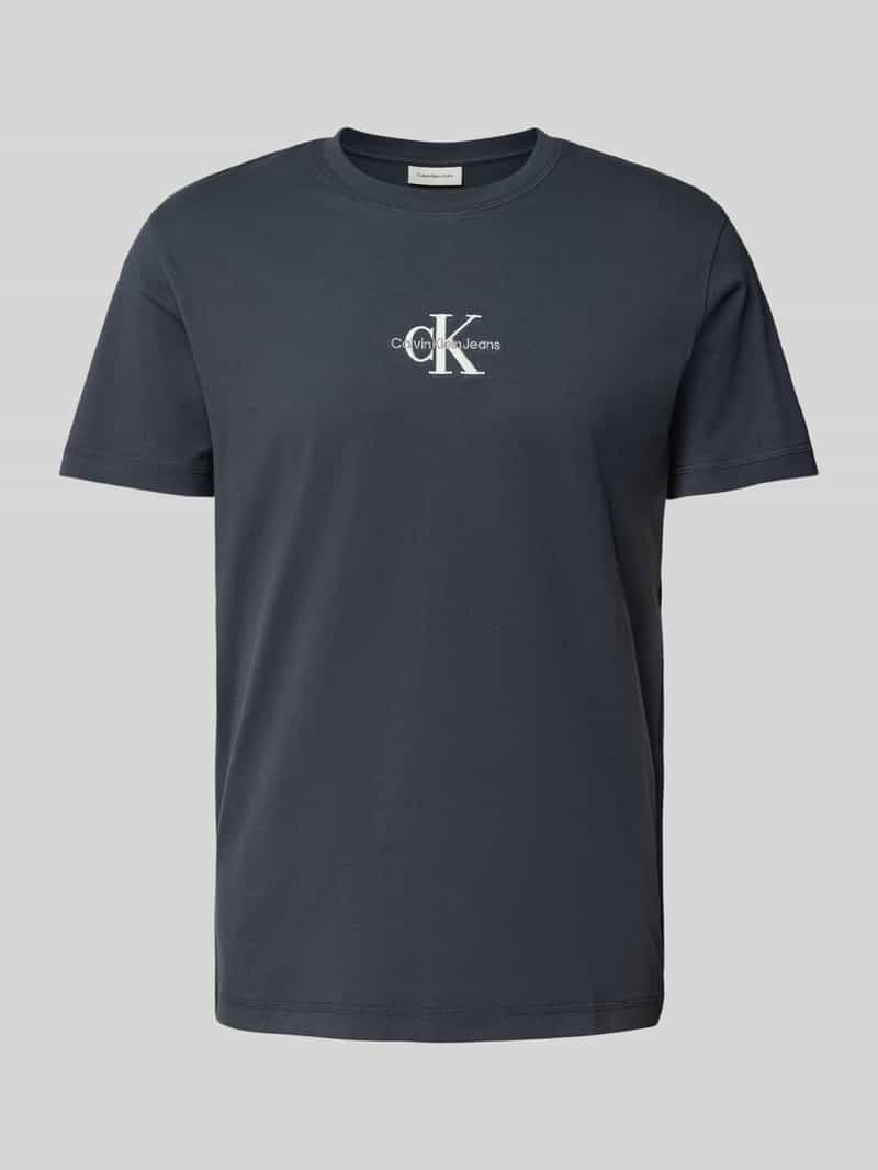 Calvin Klein Jeans T-shirt met labelstitching