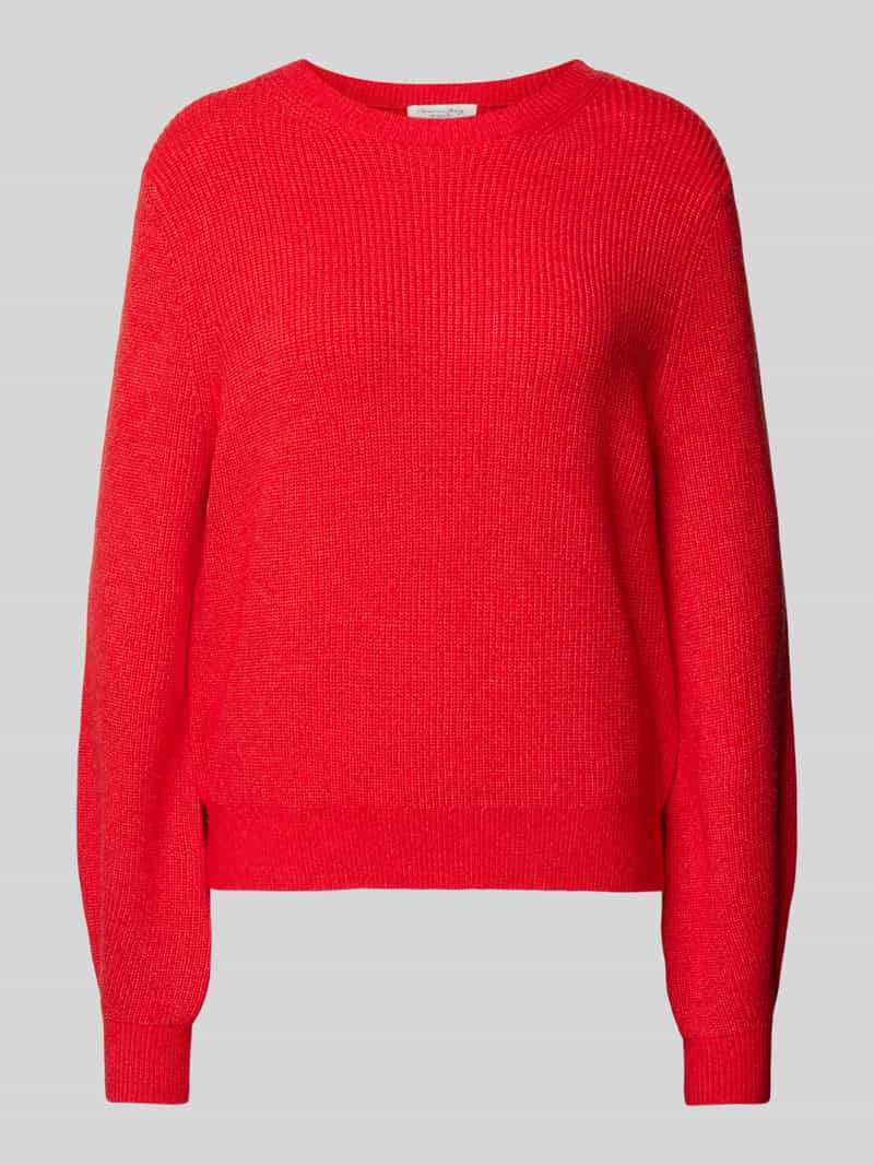 Christian Berg Woman Oversized gebreide pullover van viscosemix met ronde hals