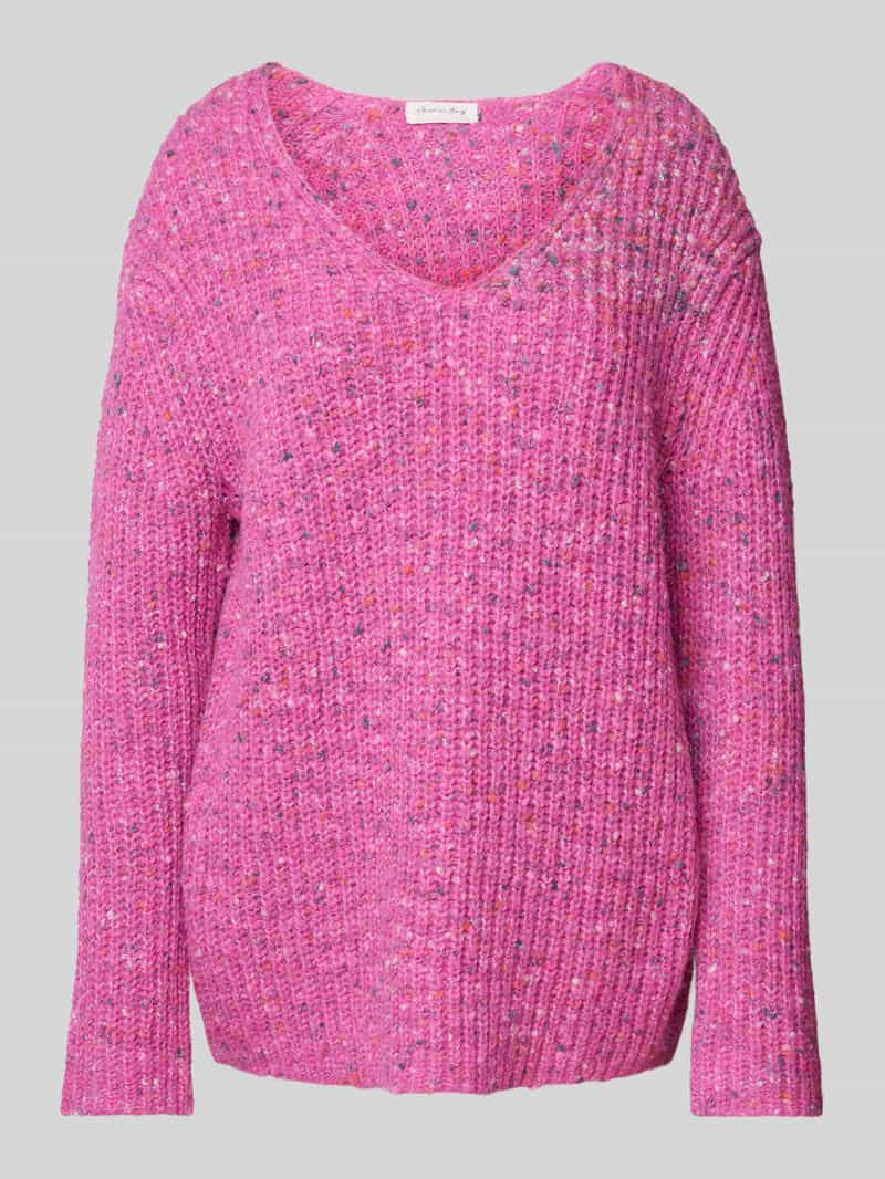 Christian Berg Woman Gebreide pullover met V-hals