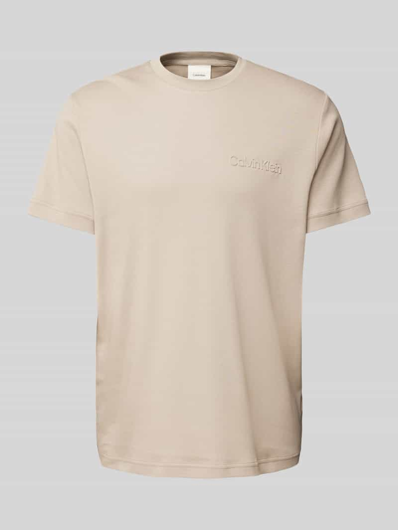 CK Calvin Klein T-shirt met labeldetail