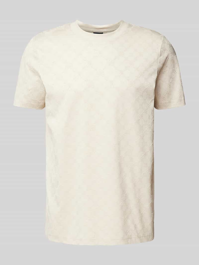 JOOP! Collection T-shirt met all-over labelprint, model 'Panos'