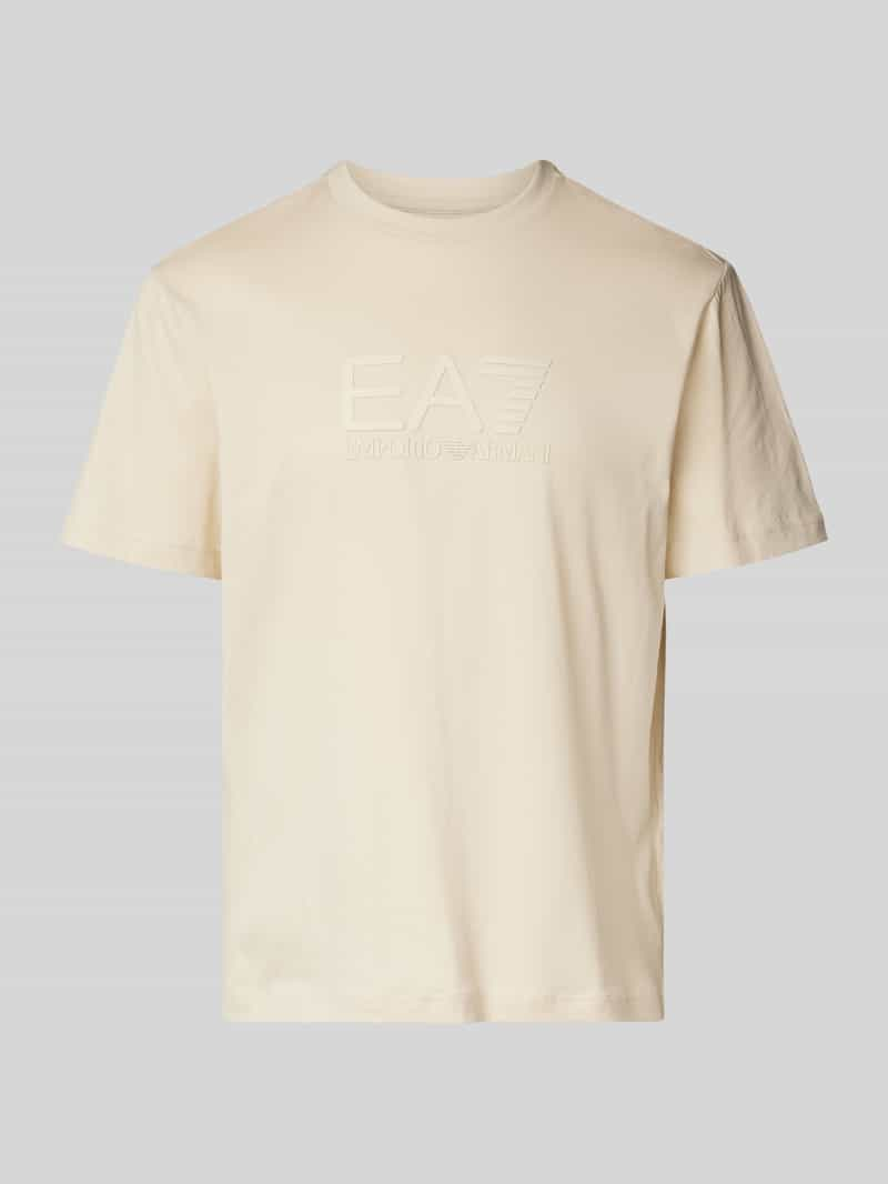 EA7 Emporio Armani T-shirt met labelprint