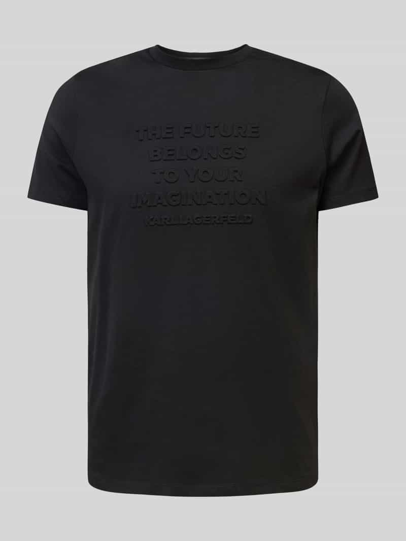 Karl Lagerfeld T-shirt met labeldetail