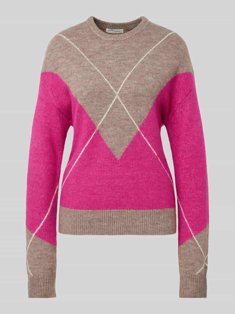 Christian Berg Woman Gebreide pullover met ronde hals