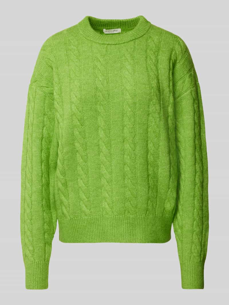 Christian Berg Woman Gebreide pullover met kabelpatroon