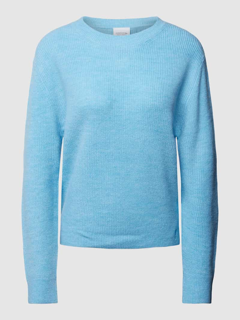 Comma Casual Identity Gebreide pullover met ronde hals