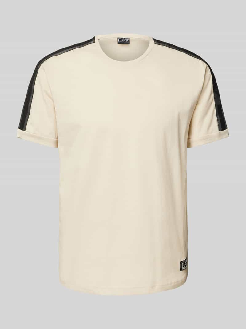 EA7 Emporio Armani T-shirt met labelprint