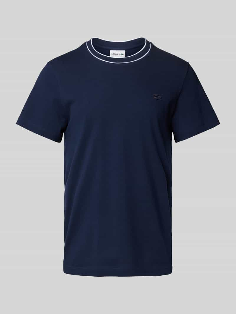 Lacoste T-shirt met labelstitching