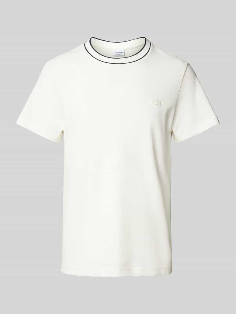 Lacoste T-shirt met labelstitching