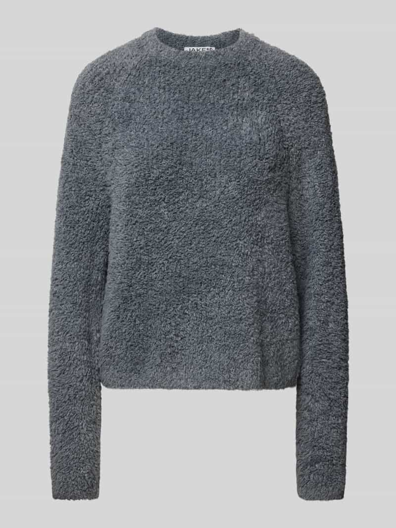 JAKE*S STUDIO WOMAN Comfort fit gebreide pullover met scheerwol