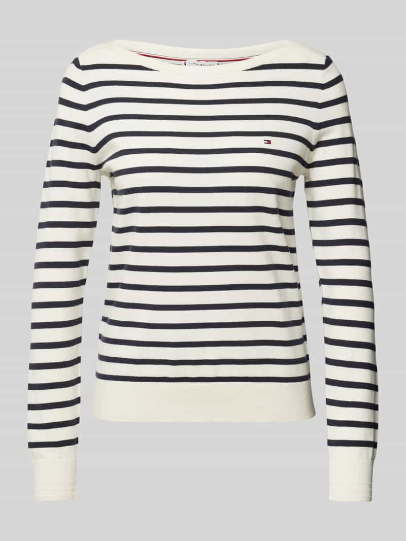 Tommy Hilfiger Gebreide pullover met boothals