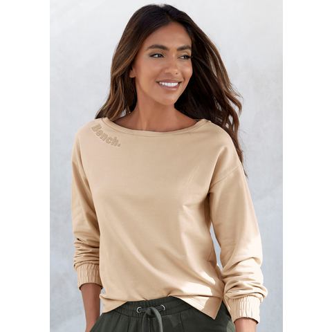 Bench. Loungewear Sweatshirt met gerimpelde mouwmanchetten, loungepak