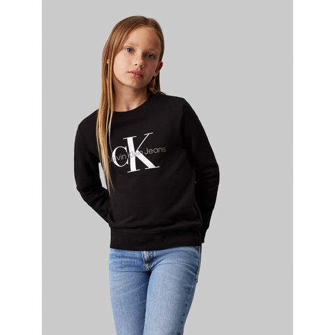 Calvin Klein Sweatshirt CK MONOGRAM TERRY CN voor kinderen tot 16 jaar en met logo-print