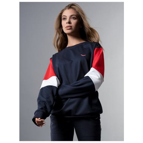 Trigema Sweatshirt  sweatshirt met contrasterende elementen