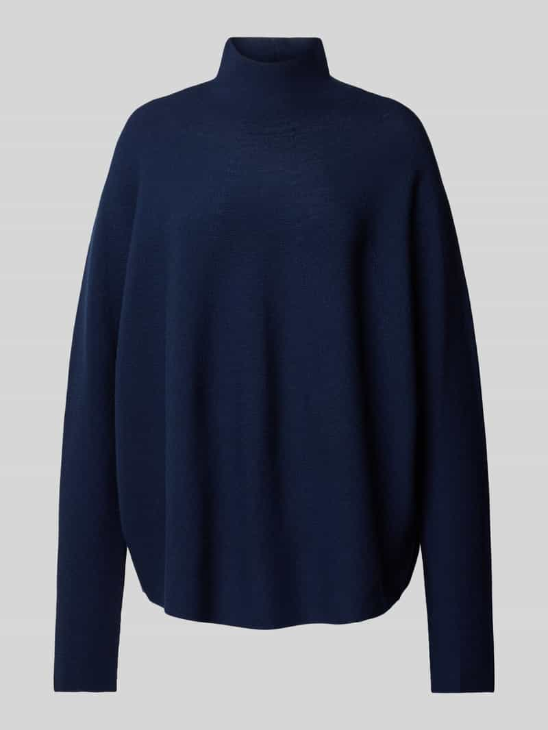 Drykorn Gebreide pullover van scheerwol met opstaande kraag, model 'LYZA'