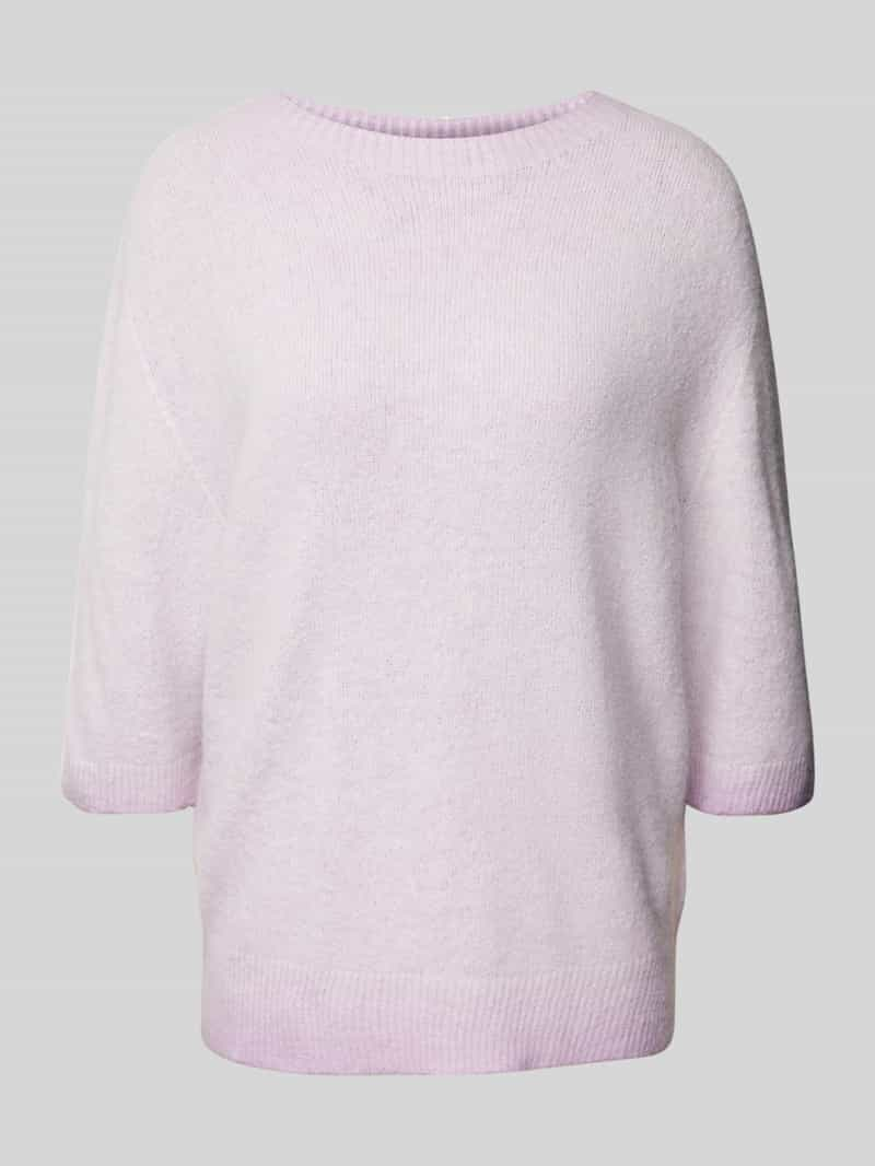 Oui Gebreide pullover met 3/4-mouwen