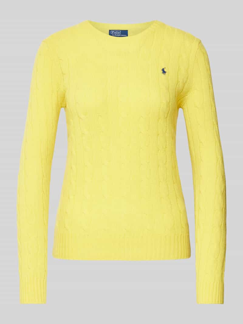 Polo Ralph Lauren Pullover met kabelpatroon, model 'JULIANNA'