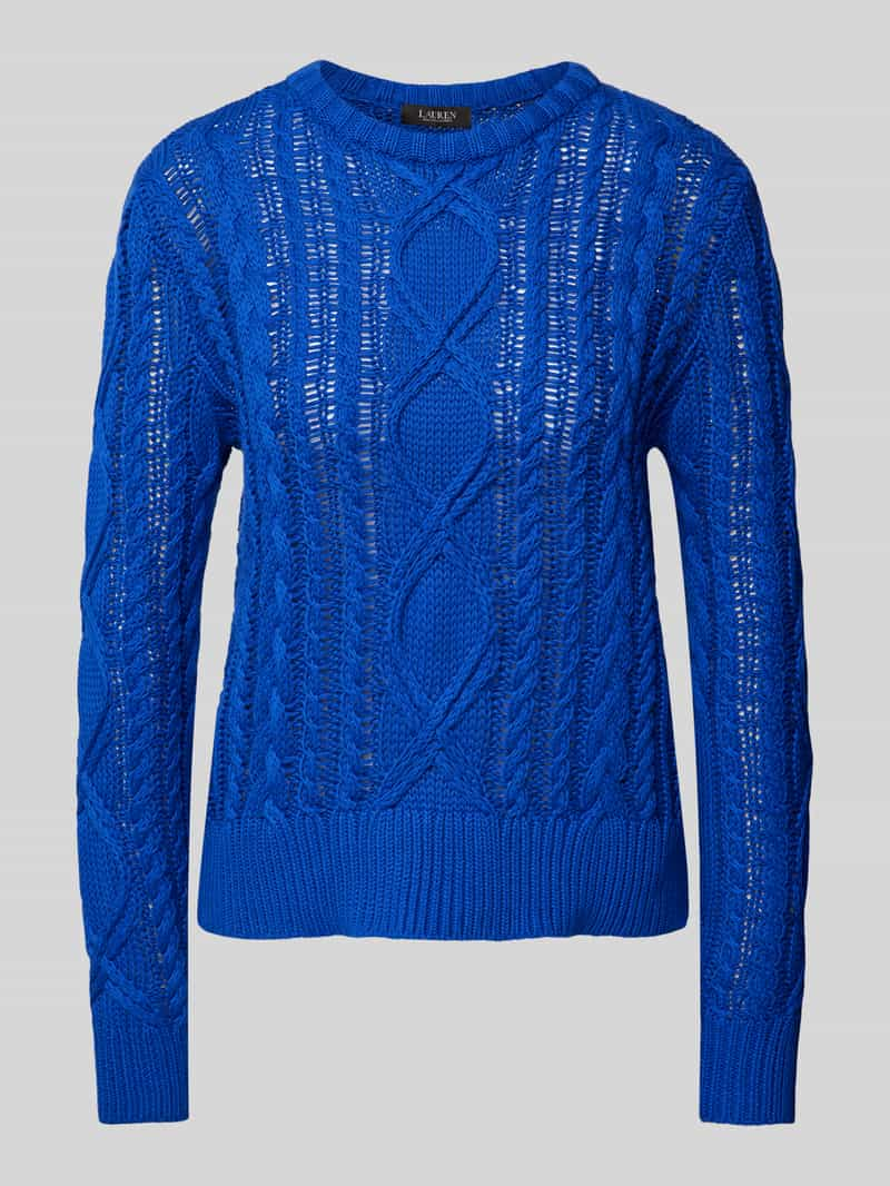 Lauren Ralph Lauren Gebreide pullover met ribboorden, model 'HILVAITE'