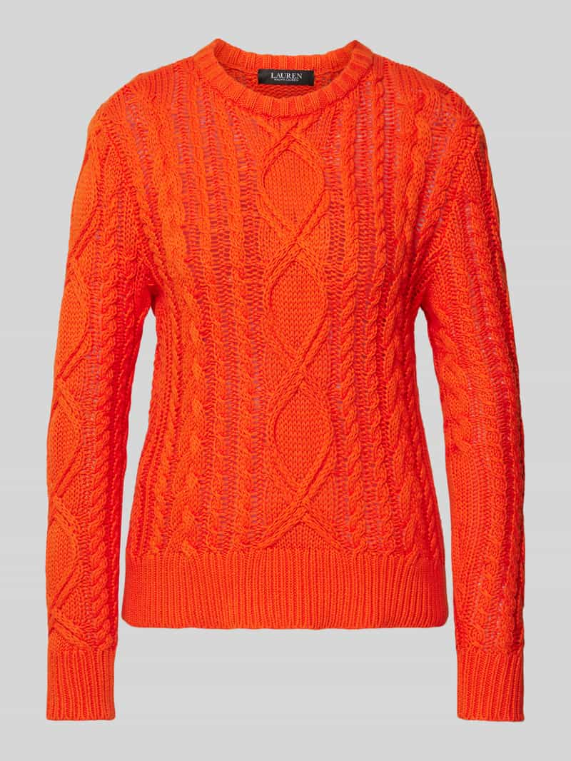 Lauren Ralph Lauren Gebreide pullover met ribboorden, model 'HILVAITE'